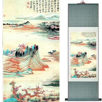 Kraštovaizdžio meno tapybos Super kokybės tradicinis Kinų Meno Tapybos Namų Biuro Apdailos Kinijos painting20190905084