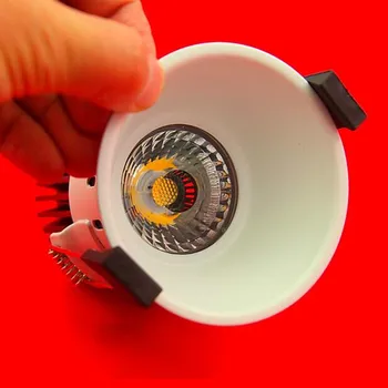 Nemokamas Pristatymas White Shell 15W Pritemdomi LED Downlight Šalta/Šilta Balta LED Lubų Žemyn Šviesos Energijos Taupymo LED Lempos 10VNT/Daug