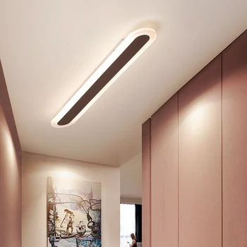 Rudos/Baltos spalvos modernaus liustra Apšvietimo Paviršinio montavimo LED Šviestuvo Miegamasis, Koridorius, drabužinė šviestuvai šviesos armatūra