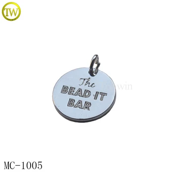 MC1005 custom metalo turas sidabro papuošalai žavesio žymeklį apyrankė/karoliai