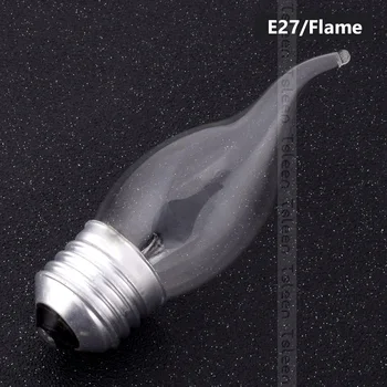 Mados E27 E14 LED Žvakė, Lempa Ugnies, Liepsnos Degimo Imitavimas Parduotuvė Miegamasis Šviesos Mirgėjimas Liepsnos Edison Lemputes 220V