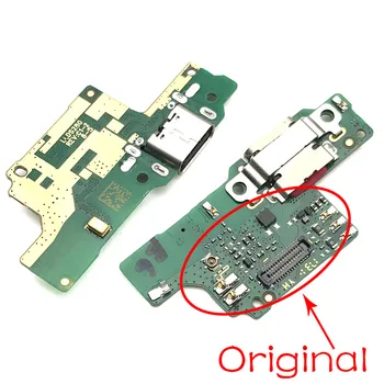 Originalus Sony Xperia R1 Dock Connector Micro USB Įkroviklio Įkrovimo lizdas Flex Kabelis Lenta Su Mikrofonu atsarginės Dalys