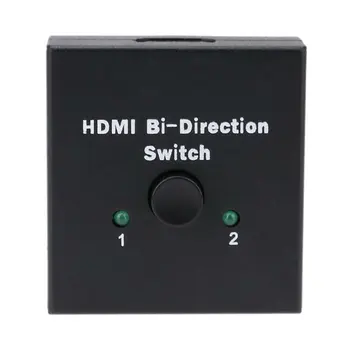 Nuostabiai Sukurta Patvarus 1x2 HDCP 3D 4K UHD Bi Kryptimi 2.0 HDMI Jungiklis Switcher Splitter Hub Išrinkimo