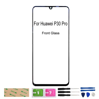 Išorinis Stiklo Skydelis Huawei 30 Pro (Ne LCD Touch Screen) Priekinio Stiklo Ekranas skydų Surinkimo Dalys