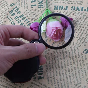 8X 50mm Mini Pocket Lankstymo Papuošalai didinamasis stiklas Didinamąjį Akių Stiklo Loupe Objektyvas