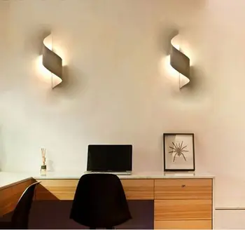 Šiuolaikinių LED siena šviesos valgomasis, miegamasis, svetainė, koridorius, veranda kaustytomis geležies balkonai, sieninės lempos настенный светильник led
