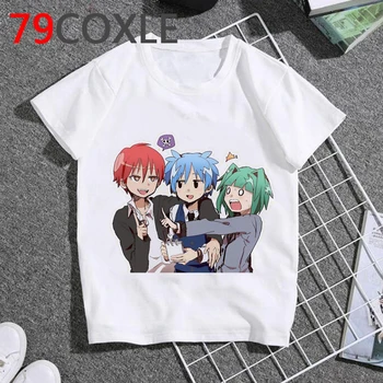 žmogžudystė klasėje paauglių vaikų enfant marškinėlius alt vasaros anime mielas dziecko drabužius marškinėlius paauglių