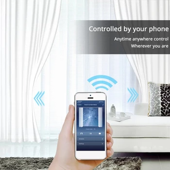 Naujas Tuya WIFI Zigbee Elektrinis Užuolaidų Varikliu,smart Home Gyvenimą Programą Remote Control/balso Kontrolė Suderinama Alexa 