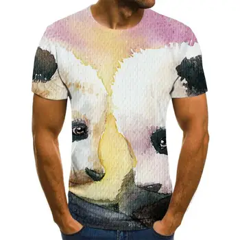 2020 vėliau kaip gyvūnų 3D atspausdintas T-shirt cool juokinga T-shirt vyrai trumparankoviai vasaros marškinėliai mados T-shirt dydis 110-6XL XL