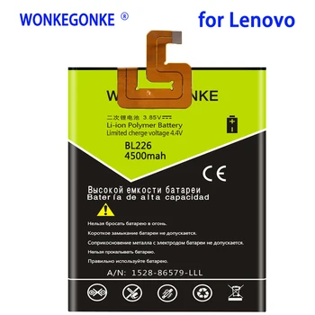 WONKEGONKE 4500mah BL226 Baterija Lenovo S860 Baterijų Bateria