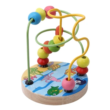 Medinių Rutuliukų Labirintas Švietimo Vaikai Vaikų Granulių Kalneliai Labirinto Įspūdį Žaislas Naudotis Riešo Lankstumą Vaikų Aritmetinis Žaislai