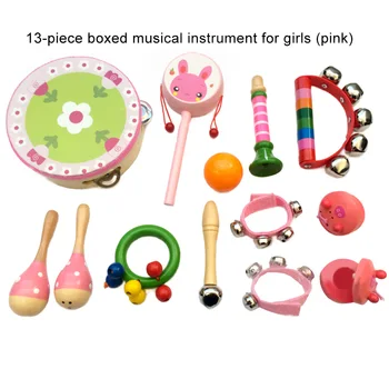 23pcs Muzikos Mušamųjų instrumentų Žaislai Kūdikiams, Vaikams, musicTeaching Aids Ritmą Rinkinys Vaikams Vaikščioti