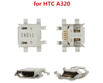 (5vnt/lot)USB Įkrovimo Jungtis baterijos uosto lizdo kištukas HTC A320,A6380,A8181,G7,T5555 HD Mini,X515m,Z710e Z715e