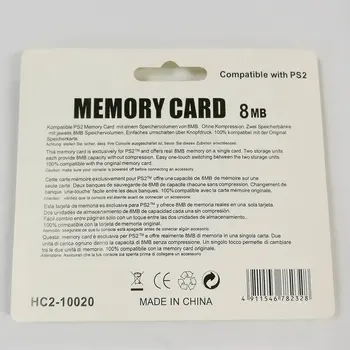 Eastvita Atminties Kortelėje Išsaugoti Žaidimą Duomenų Stick Modulis 8M / 16M / 32M / 64M /128M Sony Playstation 2 PS2 Pratęstas Kortų Žaidimas Užsklanda