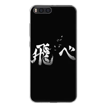 Anime Haikyuu Patinka Tinklinis Silikoninis telefono dėklas, Skirtas Xiaomi F1 9T 10 8 SE A3 A2 5x Mix3 A1 Redmi K20 K30 7a S2 Pastaba 8T 5 6 4 7