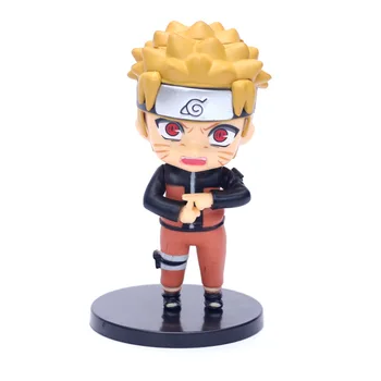 6pcs/set Naruto Uzumaki Naruto Uchiha Sasuke Ninja Hatake Kakashi Anime Veiksmų Skaičius, kokybės Naujos Kolekcijos duomenys