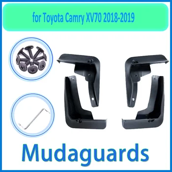 Toyota Camry 2018~2019 XV70 4PCS Priekinės Galinės Automobilio Sparnas Mudguard Purvo Atvartais Guard Splash Atvartu, Automobilių Reikmenys