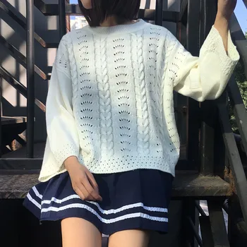 Pigūs didmeninė 2018 naujas vasaros Karšto pardavimo moterų mados atsitiktinis šiltas gražus Megztinis L226