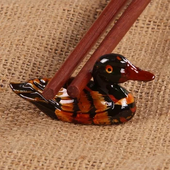 Mielas Antis formos keraminės Lazdelėmis Stovėti šaukštas turėtojas Pjaustyti, klijuoti laikiklį Virtuvės Meno Amatų Kinijos ranka-dažytos keramikos ornamentais