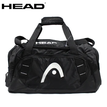 Naujas Head teniso krepšys krepšinio krepšys kultūrizmo drabužių maišą, Juodos spalvos, su batų maišelį 1-2 raketės
