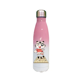 Logotipą 500ml Cola Vandens, Alaus, Karšto Šalto Termosas Izoliuoti Vakuuminės Kolbos Nerūdijančio Plieno Vandens Butelis Sporto Gėrimo Butelis
