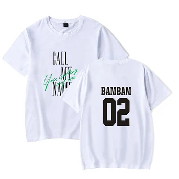 Vasaros Mados Got7 Kpop BAMBAM marškinėliai Street Style Hip-Hop Vyrai Moterys T Marškinėliai Sportui, O-neck Tee Marškinėliai trumpomis Rankovėmis T-shirt Viršų