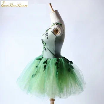 Baleto Triko Suknelė Moterims Unitard Dancewear Profesinės Ilgai Tutu Baleto Suknelė Vaikų, Suaugusiųjų Ballerina Šokių Kostiumas