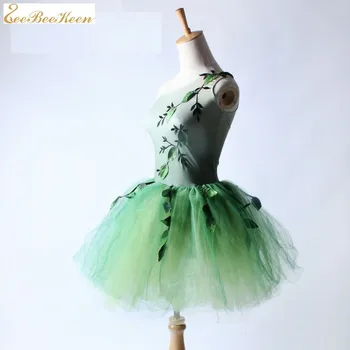 Baleto Triko Suknelė Moterims Unitard Dancewear Profesinės Ilgai Tutu Baleto Suknelė Vaikų, Suaugusiųjų Ballerina Šokių Kostiumas