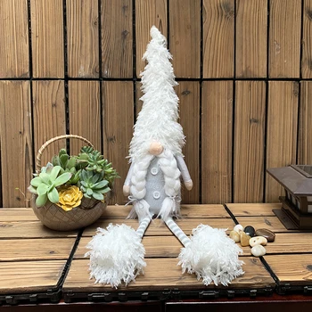 Kalėdinė Dekoracija Šiaurės Gnome Santa Beveidis Lėlės Pliušinis Žaislas Animacinių Filmų Kalėdų Metu Šalies Namų Papuošalas Dovanų