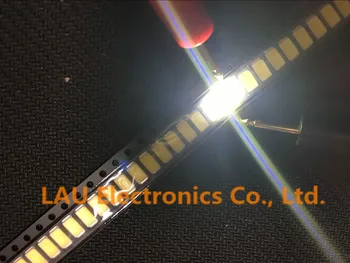 1000pcs 5730 SMD 0,5 W 50-55lm 6500K Baltos Šviesos SMD 5730 šviesos diodu (LED) lempos- (3.2~3.4 V )ŠILTAI Balta 2800-3200K