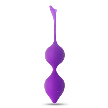 Silikono Smart Rutulinis Vibratorius Kegel Kamuolys Ben Wa Kamuolys Makšties Sugriežtinti Naudotis Mašina Sekso Žaislas Moterims Kegel kamuolius Suaugusiųjų sekso žaislas