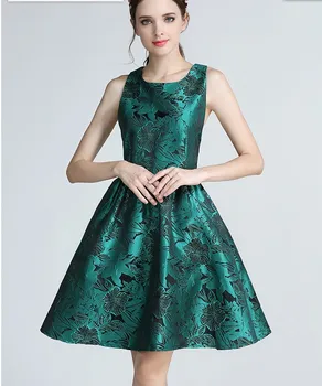 Naujos kokybės dizaino suknelės mergaičių mados rankovių žalia siuvinėjimo suknelė moterų atsitiktinis elegantiškas korėjos stiliaus suknele M L XL#L223