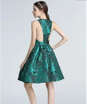 Naujos kokybės dizaino suknelės mergaičių mados rankovių žalia siuvinėjimo suknelė moterų atsitiktinis elegantiškas korėjos stiliaus suknele M L XL#L223