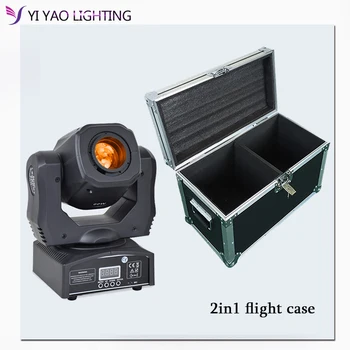 Skrydžio Atveju Eyourlife LED Spot Mini Juda Galvos Lemputė 60 W DMX Dj 7 Gobos Poveikis Scenos Šviesos 2vnt/Daug