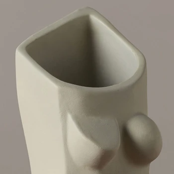 Šiaurės Kūrybinės Keramikos Abstrakčiai Kūno Meno Geometrinės Vaza Kambarį Džiovintų Gėlių, Augalų Išdėstymas Namų Puošybai Papuošalai