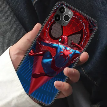 Super Herojus Vorai-Žmogus, Telefono dėklas Skirtas Iphone 11 12 Mini PRO XR X XS MAX 6 6s 7 8 Plius 5 5s SE 2020 juodas Bamperis Mados