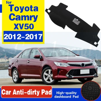 Toyota Camry 50 XV50 2012~2017 neslystantis prietaisų Skydelio Kilimėlis Padengti Trinkelėmis skėtį nuo saulės Dashmat Kilimų Automobilių Reikmenys 2013 m. m. m. 2016 m.