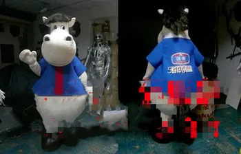 Balta Hippo Talismanas Kostiumas Cosplay Kostiumai Šalis Žaidimas Gyvūnų Fancy Dress Kostiumai Reklamos Karnavalas Helovinas Paradas
