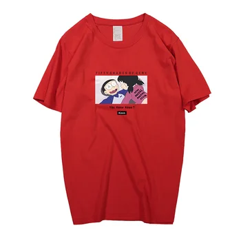 Japonų Anime T-shirt VYRAI VIRŠŪNES Trumpas Rankovės Atsitiktinis Juokingas Animacinių filmų Marškinėlius 111% Medvilnės Komforto Plius Dydžio sportinius Marškinėlius, Gražus Naujas Mados