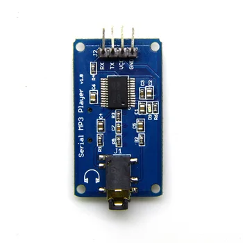 YX6300 UART TTL Serijos MP3 Muzikos Grotuvas Modulis Micro SD / SDHC3.2-5.2 V