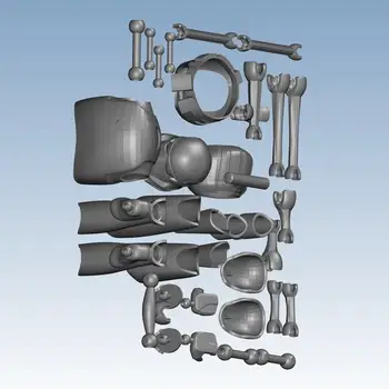 Stormtrooper Bendras Lėlės Užsakymą užsakymo aukštos kokybės didelio tikslumo skaitmeninės modeliai 3D spausdinimo paslauga Juokingi Žaislai ST6062