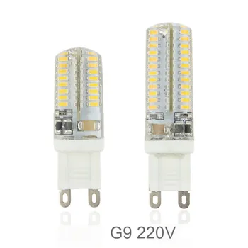 2019 naujas LED Lemputė SMD 2835 3014 LED G4, G9, LED lempa 9W 7W 10W 12W Kukurūzų AC220V Šviesos 360 Laipsnių Pakeisti Halogeninės Lempos nemokamas pristatymas