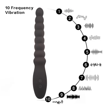 Nešiojamų Moterų Masturbaciją, Vibratorius Ilgas Užpakalis Analinis Kaištis Karoliukai Massager Klitorio Stimuliacija Moterims, Moterų Lytinių Produktų