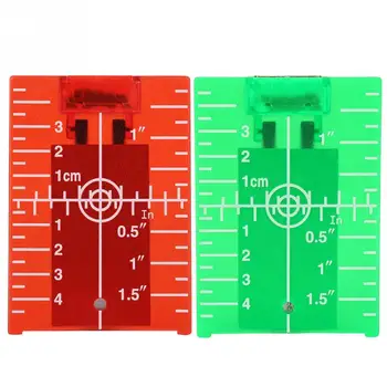 Magnetinės Taikinio Plokštelę su Koja Lazerio Lygio Matuoklis Kirsti Linijos du kartus Masto Raudona/Žalia aukštos kokybės