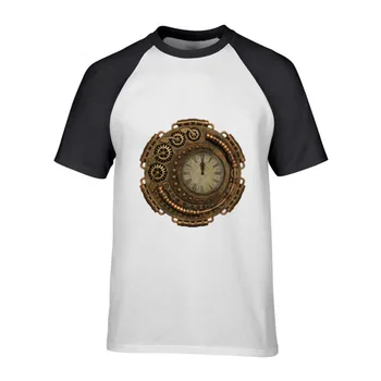 Trumpas Rankovėmis Drabužius Steampunk Laikrodis T Shirt Mens Paauglių Pigiai Marškinėliai Pardavimo
