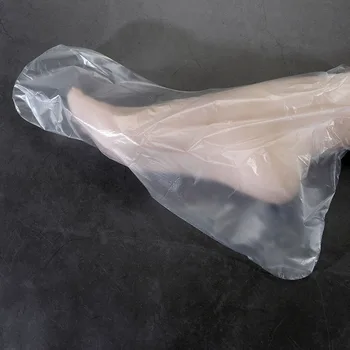 100VNT PE Plastiko Transprent Vienkartiniai Kojų Krepšiai Detox SPA Apima Pedikiūro Išvengti Infekcijos Pašalinti Skilinėjimą Pėdų Priežiūros Priemonės