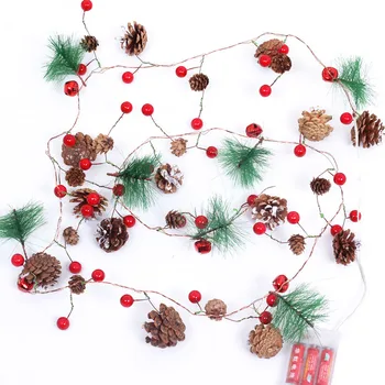 2m 20 Led Vario Viela, Pušies Kankorėžis, Žiedų Led String Žiburiai Kalėdų Dekoratyvinis Lauko Miegamasis 