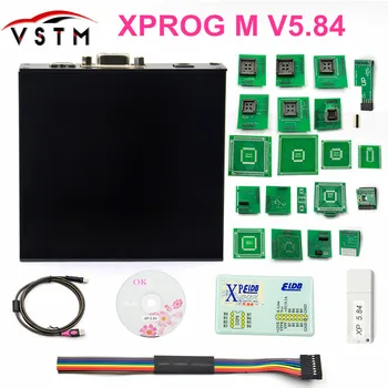 Xprog M 5.84 Naujausias XPROG-M Langelį 5.84 Xprog EKIU Programuotojas su USB Dongle Xprog M 5.84 Paramos Naujausią B-M-W CAS4 programavimas