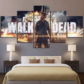5 Gabalas The Walking Dead Season 8 Rick Filmo Plakatas HD Sienos Nuotraukas Gyvenimo Kambario Dekoro