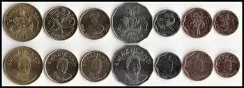 Svazilandas 7 Gabalus Nustatyti Monetos Afrikos Naujos Originalios Monetos Unc Kolekcines Edition Nekilnojamojo Retos Progines